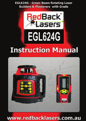 RedBack Lasers EGL624G Instruction Manual