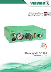 VIEWEG DC 200 Operating Instructions Manual