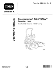 Toro Greensmaster TriFlex 3400 Series Operator's Manual