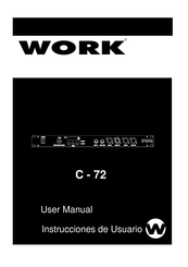 Work Pro C-72 User Manual