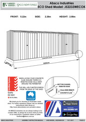 Absco Industries J52233WECOK Manual