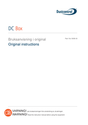Dustcontrol DC Box Original Instructions Manual