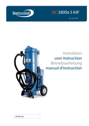 Dustcontrol DC 5800a 5 kW User Instruction