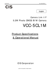 CIS VCC-5CL1M Product Specification & Operational Manual