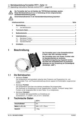 EWM RTP 1 Operating Instructions Manual