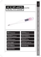König Health Care HC-DT10 Manual