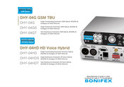Sonifex DHY-04GS Handbook