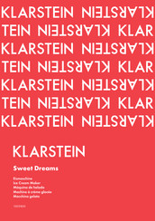 Klarstein Sweet Dreams Manual