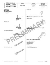 Honda 08V31-TE0-100 Installation Instructions Manual