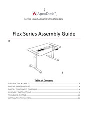 ApexDesk Flex Series Assembly Manual