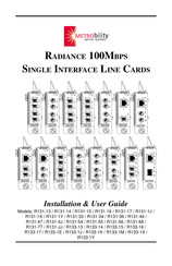 METRObility Optical Systems RADIANCE R131-4J Installation & User Manual