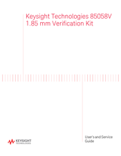 Keysight Technologies 85058V User's And Service Manual