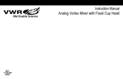 Vwr Analog Vortex Mixer Instruction Manual