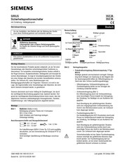 Siemens SIRIUS 3SE38 Series Operating Instructions Manual