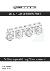 Showlite LB-427 User Manual
