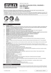 Sealey BBQ12 Instructions Manual