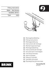 Brink 5322 Fitting Instructions Manual