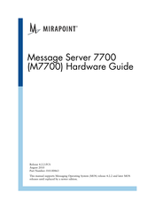 Mirapoint M7700 Hardware Manual