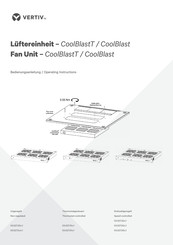 Vertiv CoolBlast Series Operating Instructions Manual