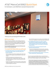 At&t metrocell 9962 Manuals | ManualsLib