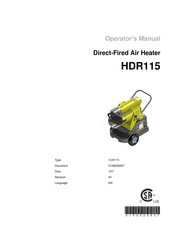 Wacker Neuson HDR115 Operator's Manual