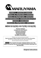 Maruyama MSW1017CE Owner's/Operator's Manual