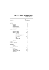Endecotts EFL 2000/1 User Manual