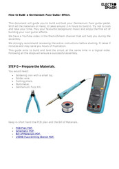 ElectroSmash Germanium Fuzz Manual