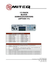 Miteq DNB1-8.15TR Manual
