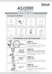 Aztech Juice Magnum ASJ2000 Easy Start Manual