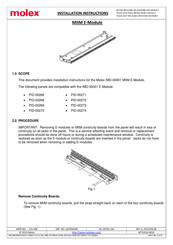molex MIIM Installation Instructions