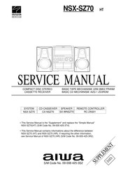 Aiwa NSX-SZ70HT Service Manual