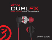Ozone Dual FX Quick Manual