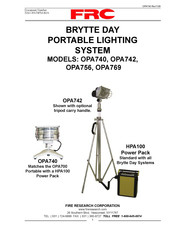 FRC BRYTTE DAY OPA769 Manual