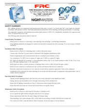 FRC NightMaster Quick Start Manual
