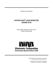 Bird Electronic Econoload 8731 Instruction Book