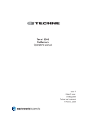 Techne Tecal 650S Operator's Manual