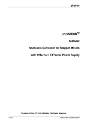 Phytron phyMOTION Translation Of The Original Manual