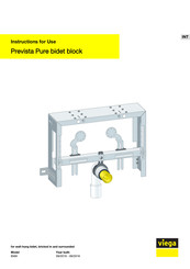 Viega Prevista Pure 8569 Instructions For Use Manual