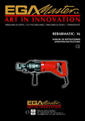 Ega Master REBARMATIC-16 Operating Instructions Manual