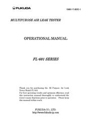 Fukuda FL-601 Series Operational Manual
