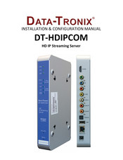 Data-Tronix DT-HDIPCOM Installation & Configuration Manual