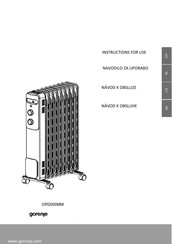 Gorenje OR2000MM Instructions For Use Manual