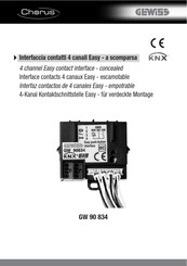 Gewiss Chorus  GW 90 834 Manual