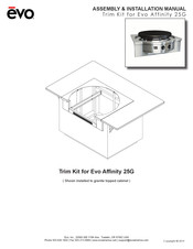 Evo 11-0126-ATK Assembly & Installation Manual