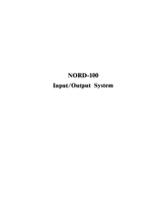 Norsk Data NORD-100 Manual