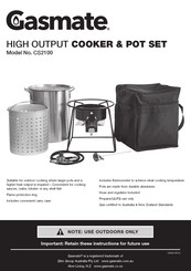 Gasmate CS2100 Manual
