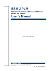 BCM ESM-APLM User Manual