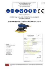 FACHOWIEC 6313-D Operating Manual