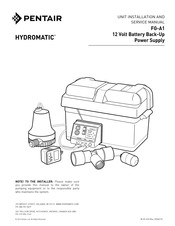 Pentair HYDROMATIC FG-A1 Installation And Service Manual
